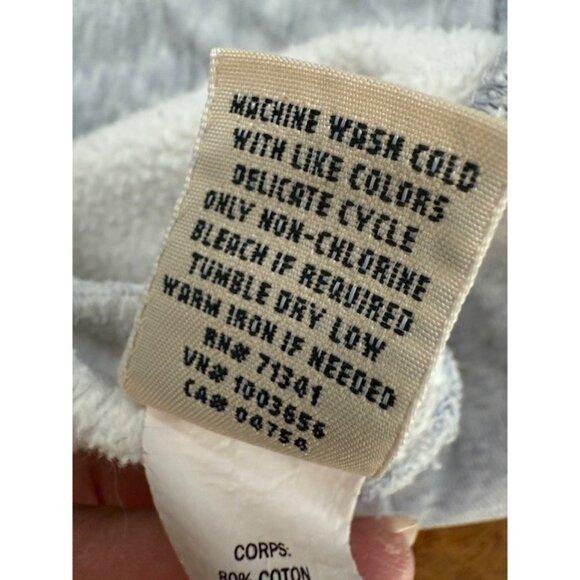 LL Bean Quilted Quarter Zip Womens Medium Jacket Sweater Pullover Gray Mock Neck - Picture 7 of 12